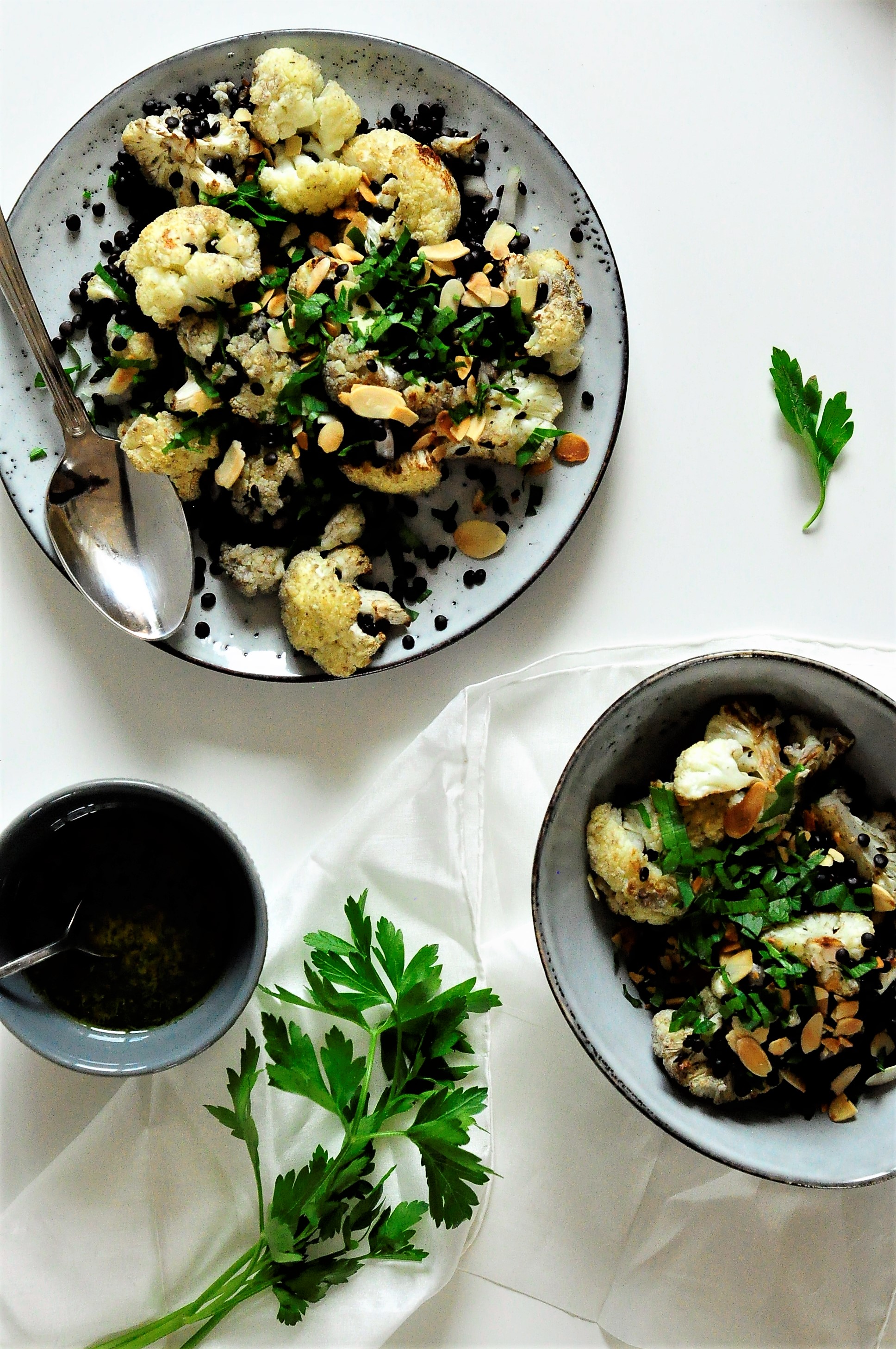 Ger Steter Blumenkohl Mit Linsen Salatliebe Schokoladenpfeffer