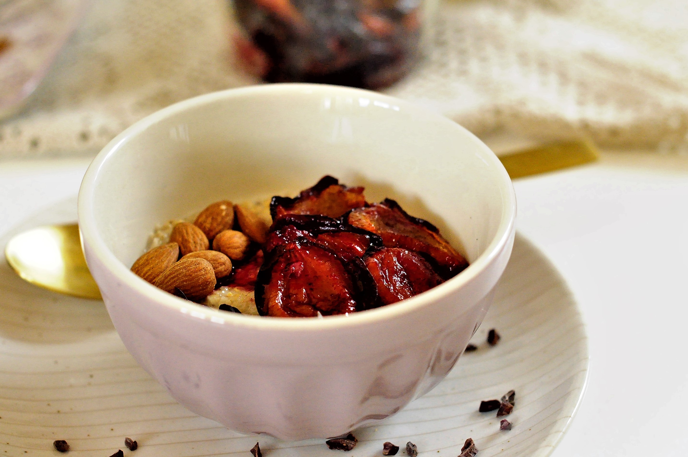 Vanilleporridge mit Gewürzpflaumen – (Kein) Einheitsbrei ...