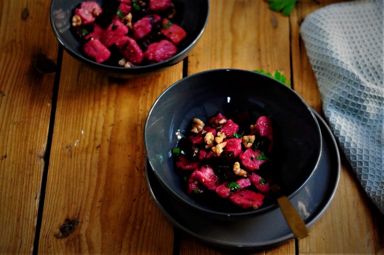 Rote-Beete-Gnocchi mit Walnussbutter – Entschleunigung ...