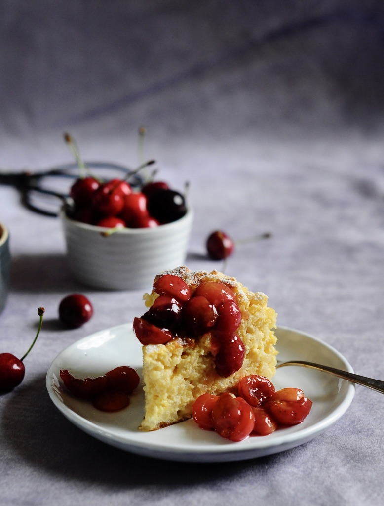 Milchreiskuchen mit Kirschkompott – Heimatglück und Kirschgeflüster ...