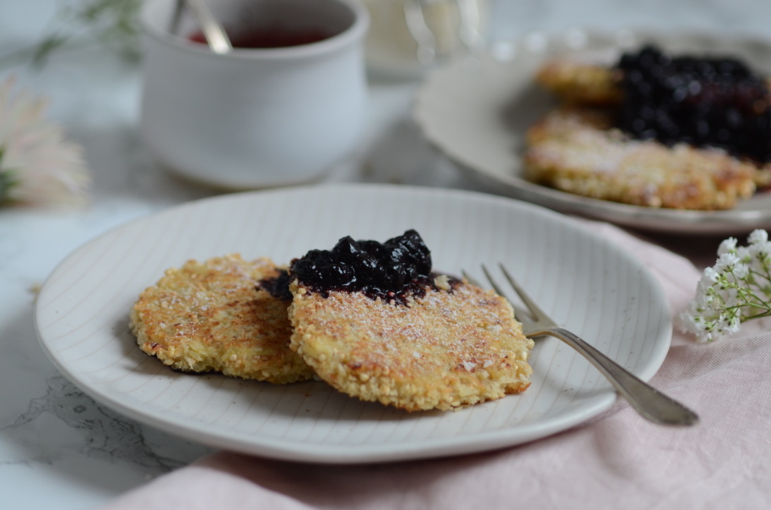 Quarkküchlein mit Kokos und Blaubeerkompott – Aufgetankt ...