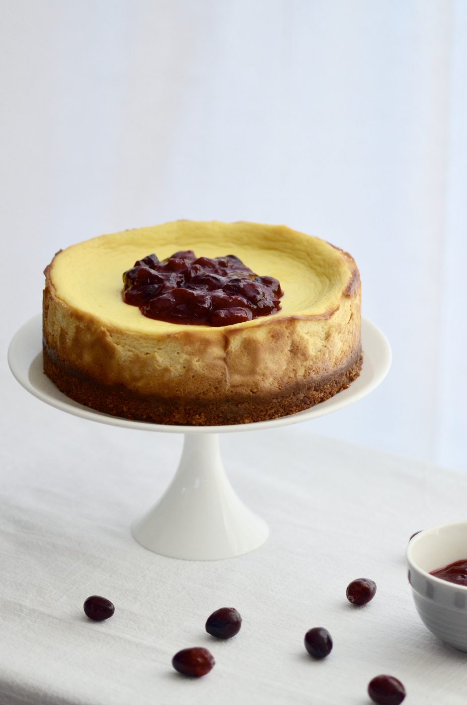 Cheesecake mit weißer Schokolade und Cranberrykompott – Nachwirkungen ...