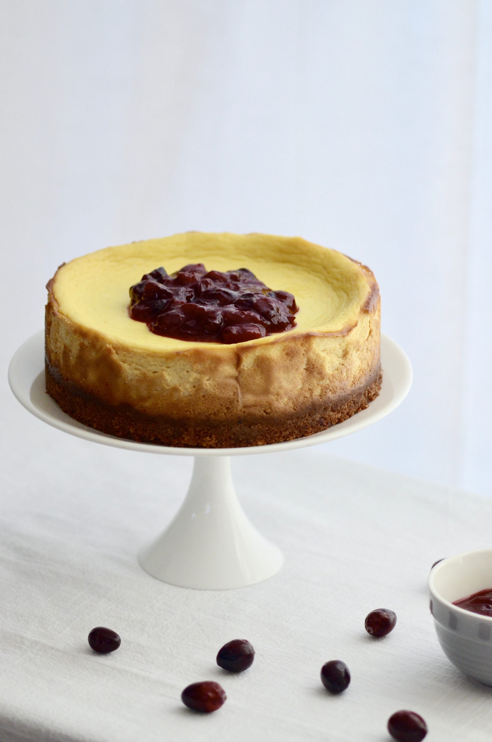 Cheesecake mit weißer Schokolade und Cranberrykompott – Nachwirkungen ...