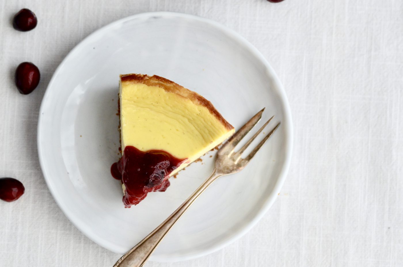 Cheesecake mit weißer Schokolade und Cranberrykompott – Nachwirkungen ...