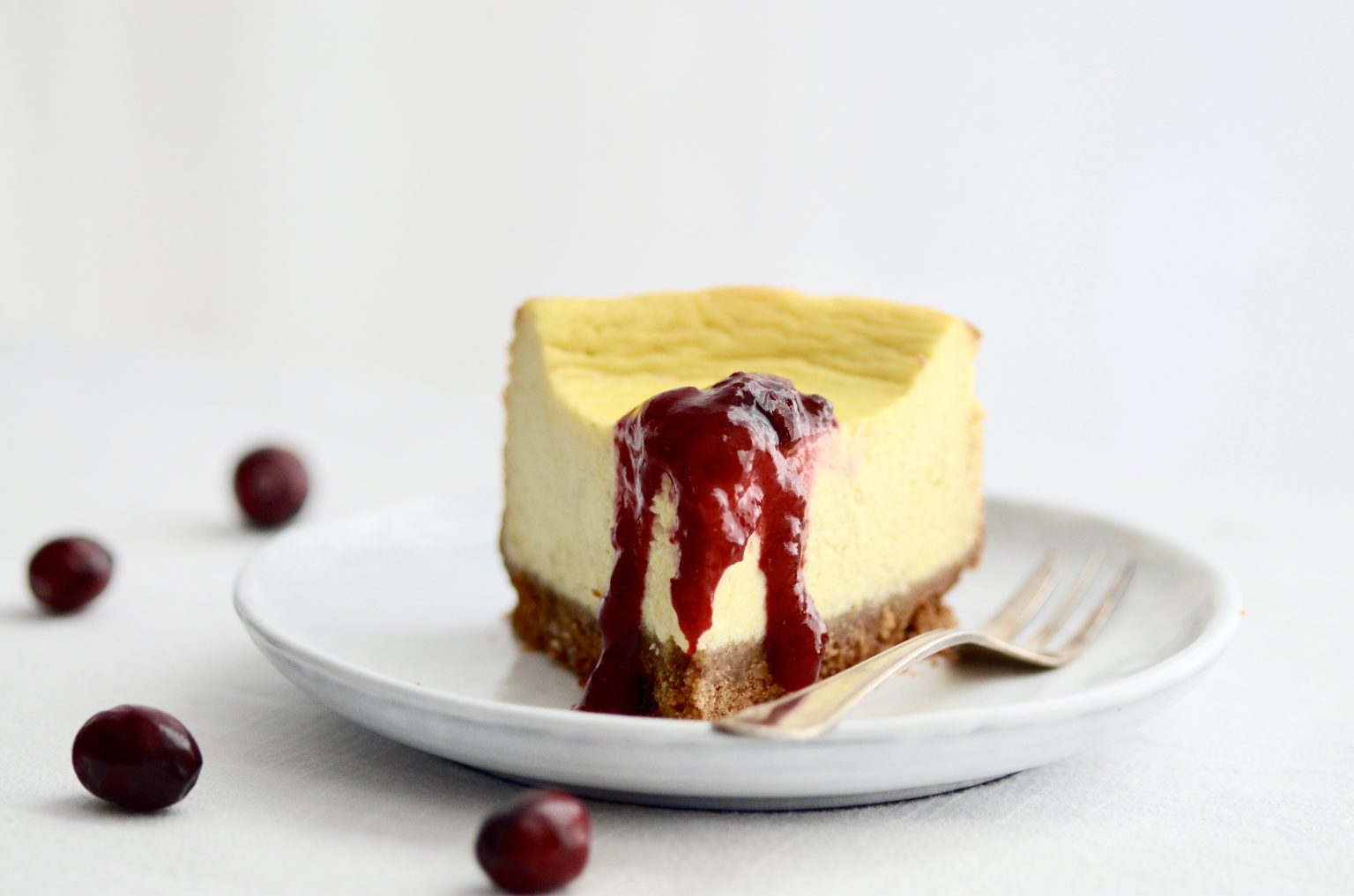 Cheesecake mit weißer Schokolade und Cranberrykompott – Nachwirkungen ...