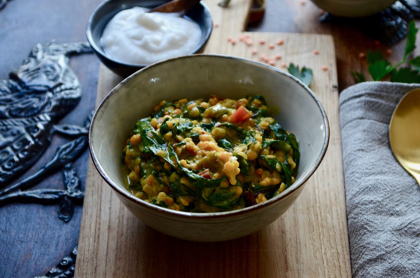 Mangold-Linsen-Curry – Obsession. - Schokoladenpfeffer Mangold-Linsen-Curry – Obsession. - Schokoladenpfeffer