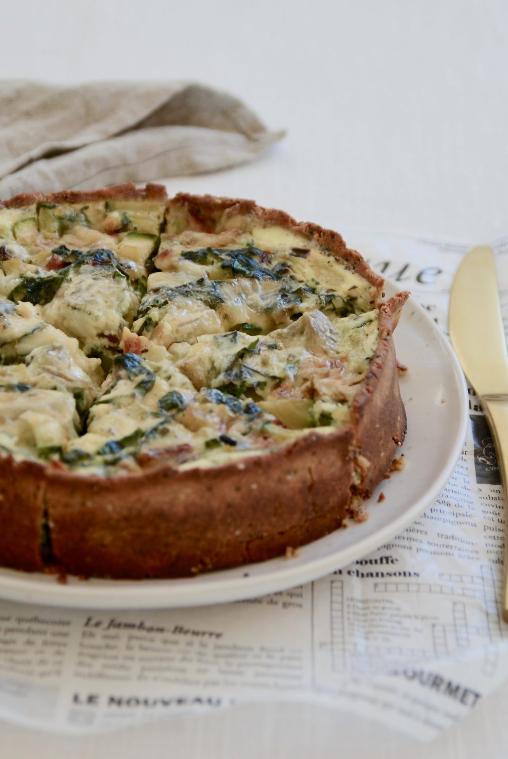 Quiche mit Mangold, Zucchini und Gorgonzola – Gutes Gefühl ...