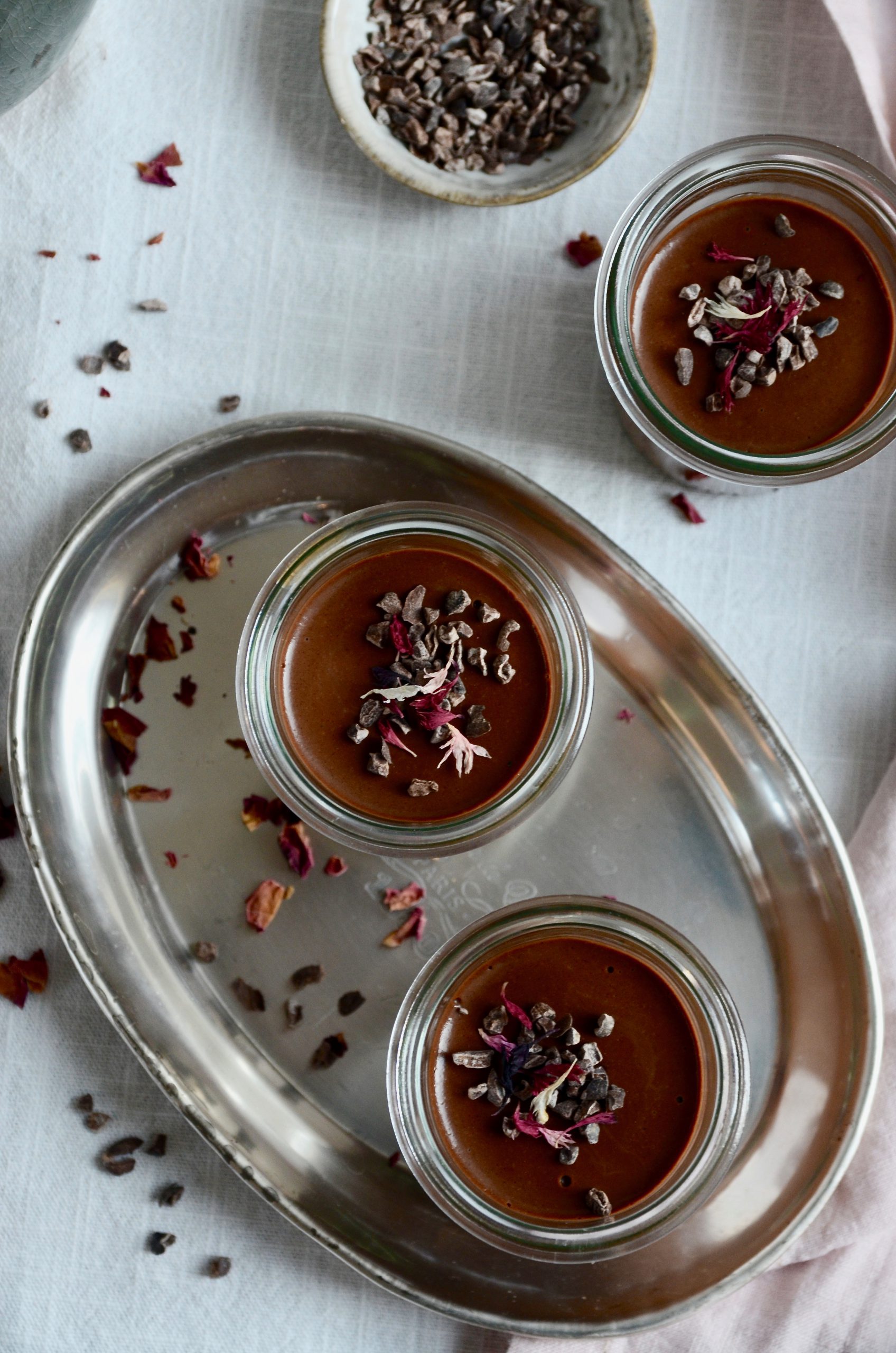 Schokoladen-Pots de Crème (vegan) – Ratespiel. - Schokoladenpfeffer