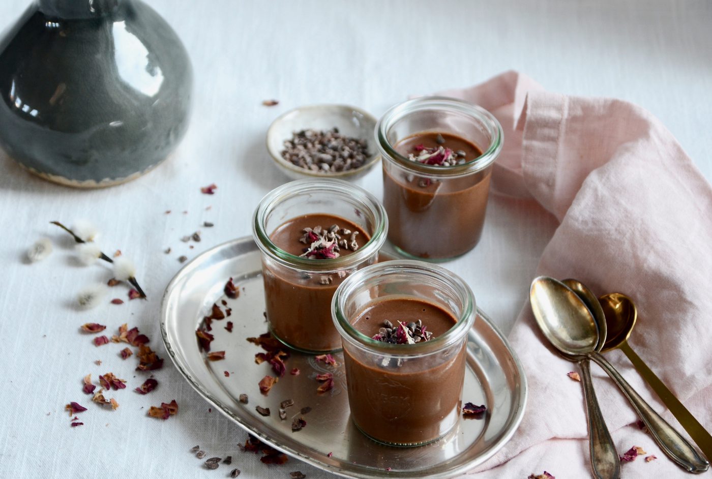 Schokoladen-Pots de Crème (vegan) – Ratespiel. - Schokoladenpfeffer